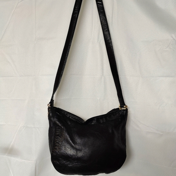 💯 Vintage Juicy Couture 100% SheepSkin Leather Hobo Crossbody - Picture 5 of 11
